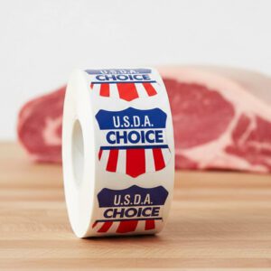 USDA Choice Badge Label Stickers