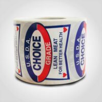 USDA Choice Label 1 roll of 500 stickers