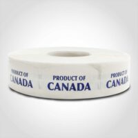 Product of Canada Label 1 roll of 1000 stickers