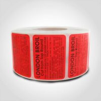 London Broil Label 1 roll of 1000 stickers