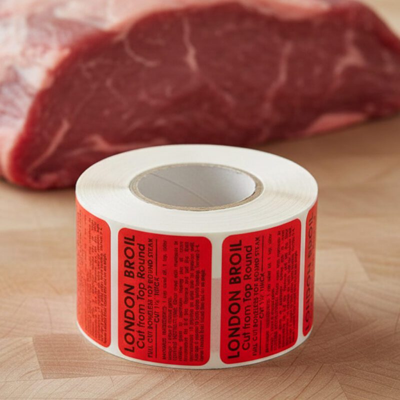 500582-London-Broil-Label-with ingredients London Broil sticker with instructions