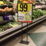 22x28 standing retail sign frame