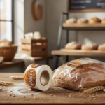 Whole Wheat Bread Label Bakery Bread Sticker