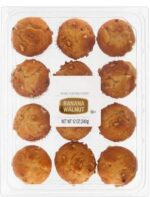Banana Walnut Label on Muffins