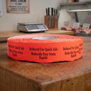 Bilingual Label Reduced For Quick Sale / Reducida Para Venta Rapid Stickers