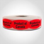 Product of canada sticker