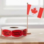 product of Canada sticker