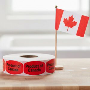product of Canada sticker