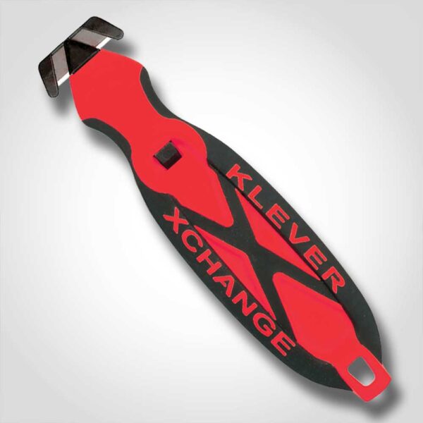 X-Change Red Safety Cutter with Tape Splitter