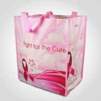 Breast Cancer Awareness Tote Bag -fight for the cure design
