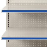 Blue Molding Strips used in Shelves