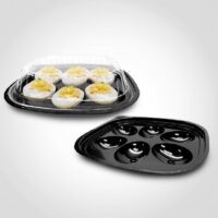 Deviled egg tray 6 count disposable