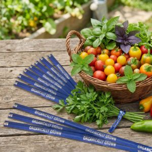 Organically Grown 18" Foil Twist Ties - 250/case