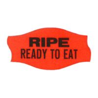 Ripe and Ready to Eat Label