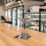 Small Sign Frame with Metal Stand Chrome 3.5" x 5.5"