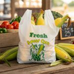 Sweet corn bag at farm stand