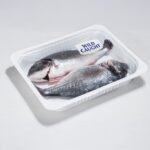 Wild caught label on package of fish