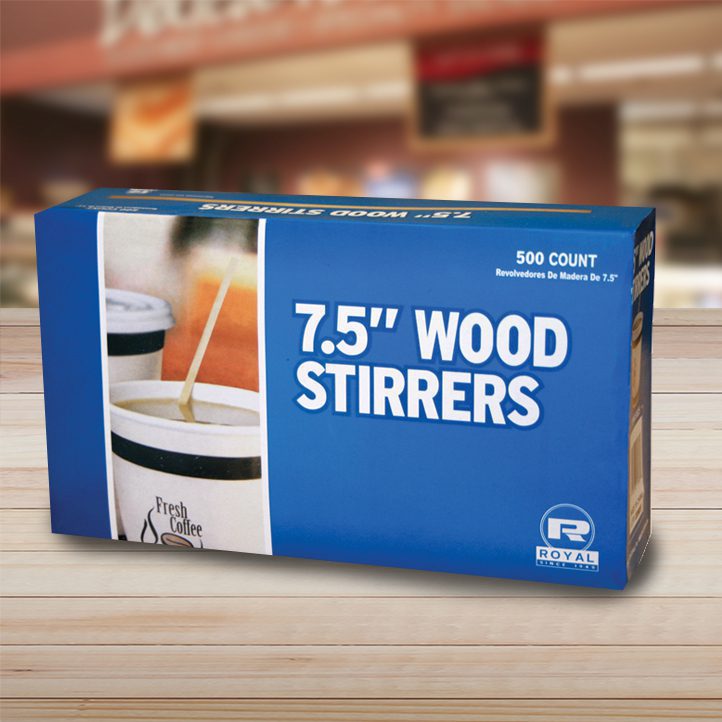 Wood Stirring Sticks - 10 Pack