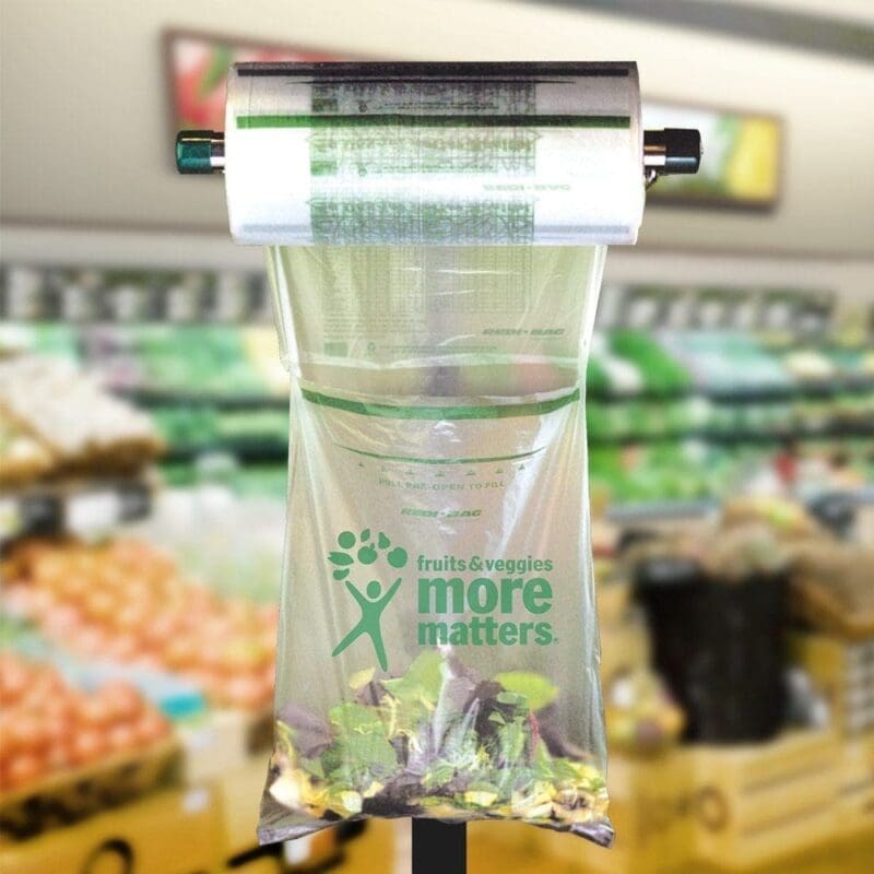 Produce Bag with Header 12" x 17" 2000 Bags Produce Supplies