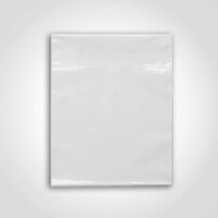 White Retail Plastic Bags 12" x 3" x 15"