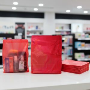 Red Shopping bag 8.5" x 11" for small retail sales