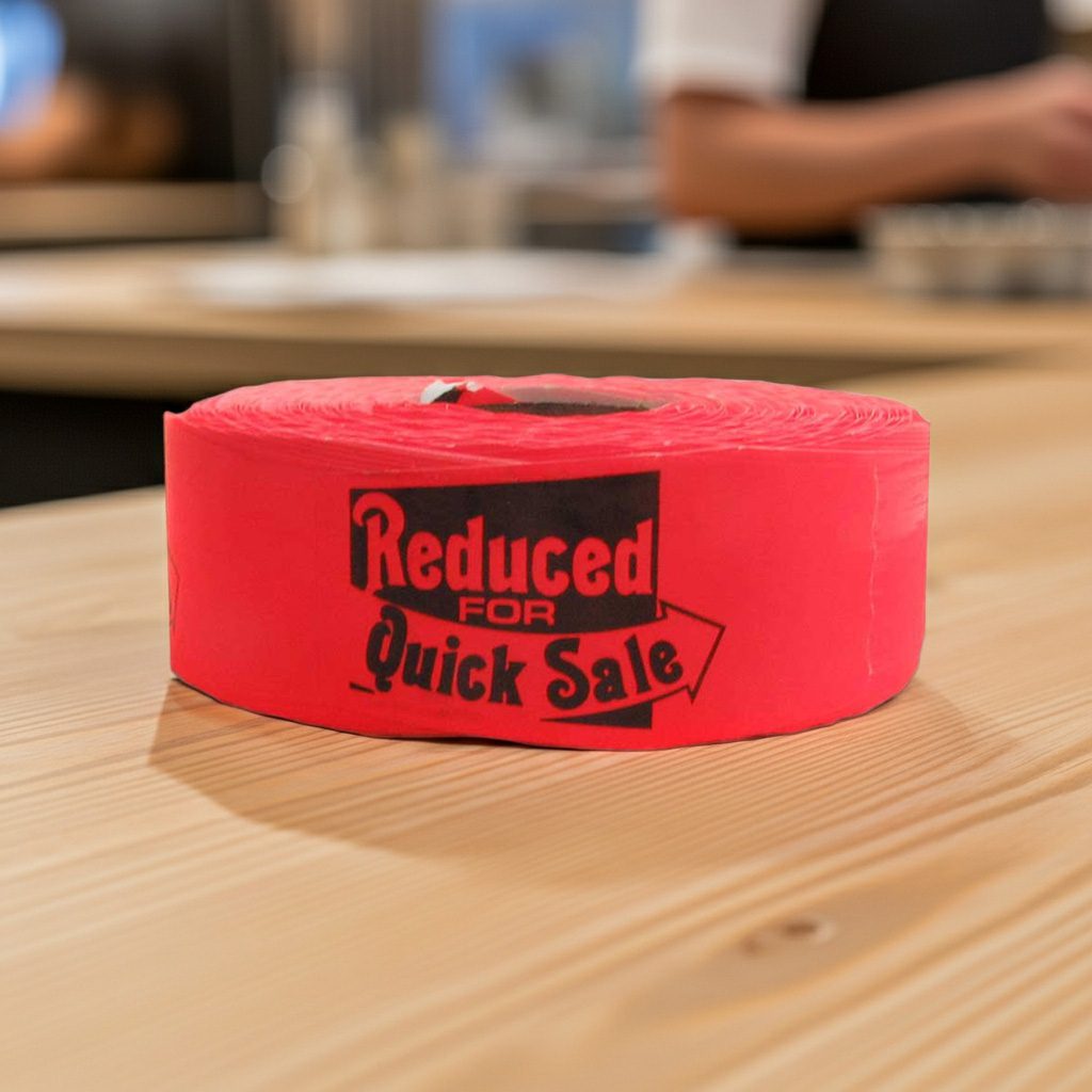 Reduced for Quick Sale Label - 500 Stickers