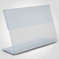 Acrylic Sign Holder Clear Slant Back Easel - 3.5" x 5.5"