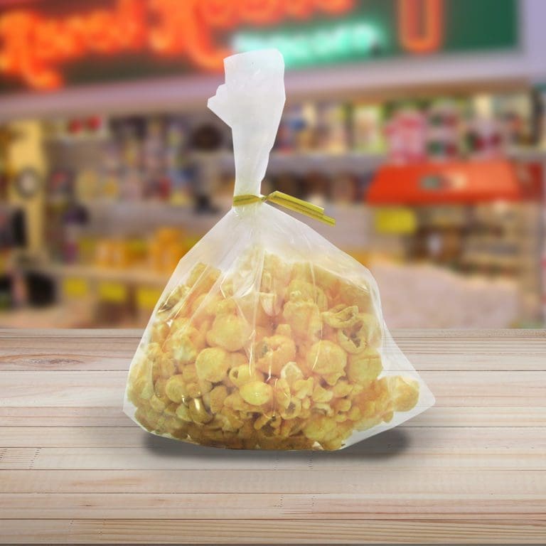 Retail Shopping Bags Plastic Popcorn Bag 15 x 30 x 6 in