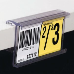 SuperGrip Wood Shelf Display-Trak UPC holder
