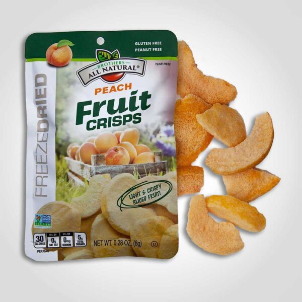 Brothers All Natural Peach Fruit Crisps