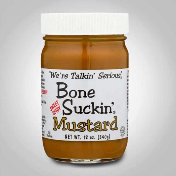 Bone Suckin Sauce Sweet Spicy Mustard 12oz Jar