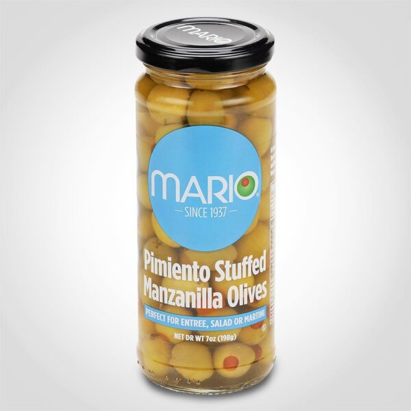 Pimiento Stuffed Manzanilla Olives 7oz Mario 71016