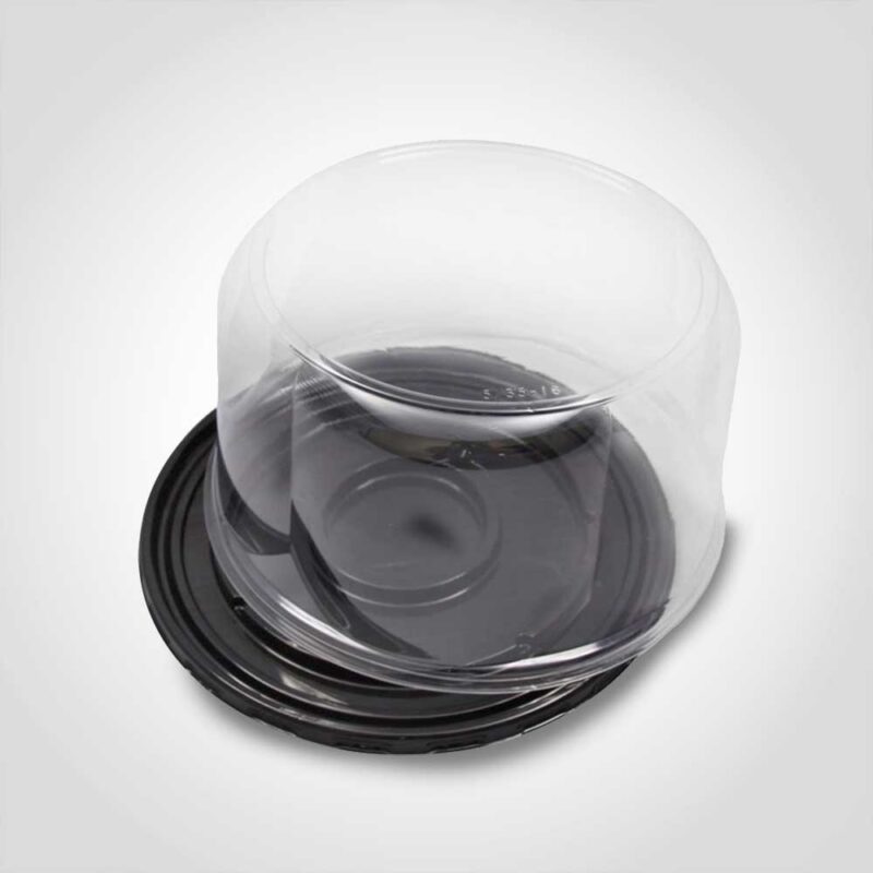 260022 8 in. Round Cake Display Container with 5.25 in. Dome