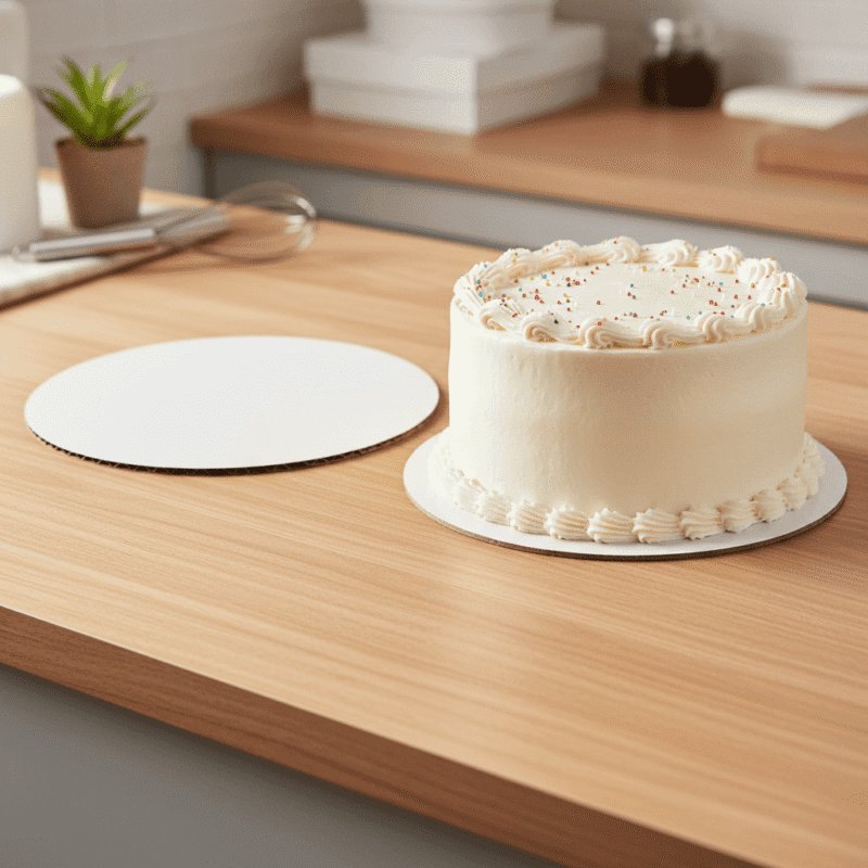 Round Grease proof Corrugated Cake Pad4 Round Grease proof Corrugated Cake Pad4
