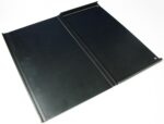 double sign frame holder side view for retail signage