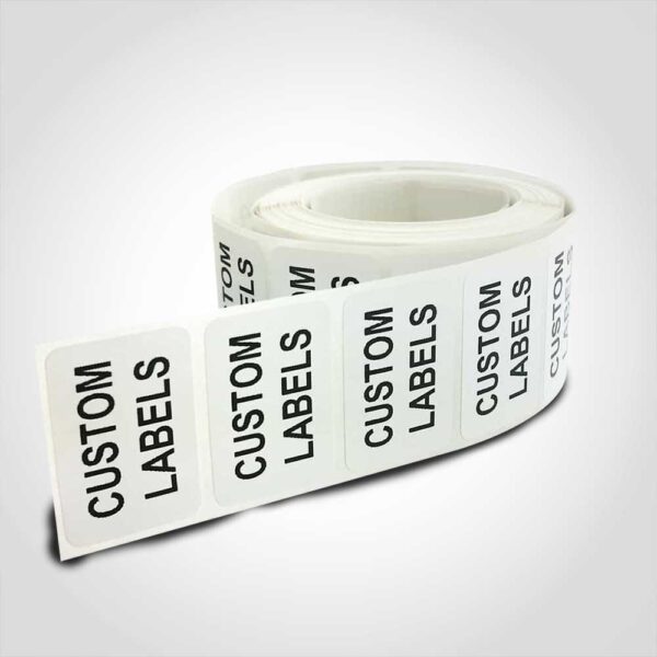 Custom White Label - 1 roll of 500 stickers