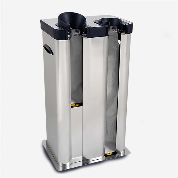 Wet Umbrella Bag Automatic Dispenser Dual - Stainless Steel
