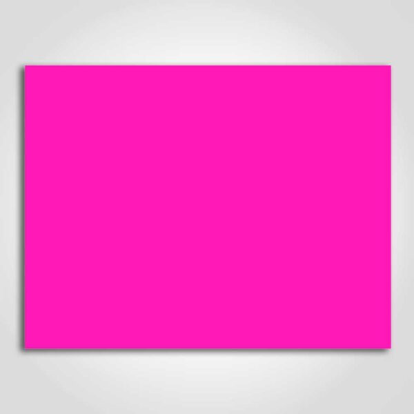 Ultra Day-Glo Fluorescent Magenta Sign Card 8.5" x 11"