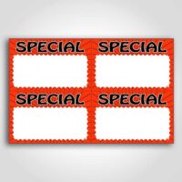 Special Laser Bright Sign Card 3.5" x 5.5"
