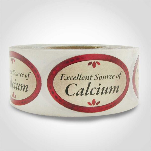 Excellent Source of Calcium - 1000 Pack stickers