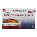 Pansavers Foil Electric Roaster Liners 2 Liners per box 34" x 18" front of box
