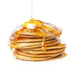Pancakes made with Gluten Free Mama's Pancake and Waffle Mix