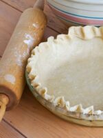 pie crust made with Gluten Free Mama's Pie Crust Mix