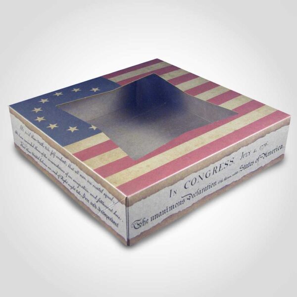 8 inch Declaration of Independence Pie Box