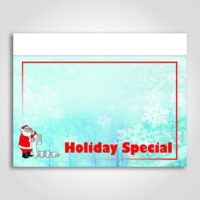 Holiday Special Sign Card 11" x 7"