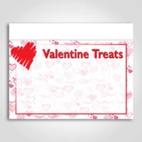 Valentine Treats Sign Card 3.5" x 5"