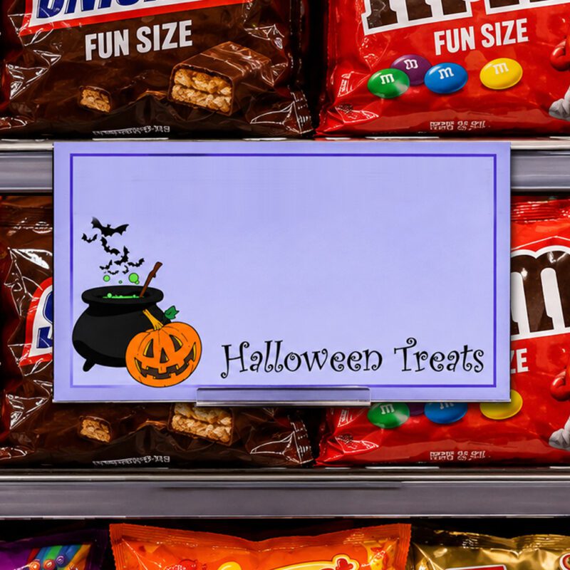 Halloween Treats Sign Card 88-430709-10 halloween sign card for retail sales