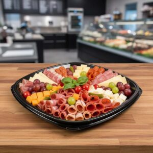 16 inch Square Cater Tray, Deli Tray - 50/case