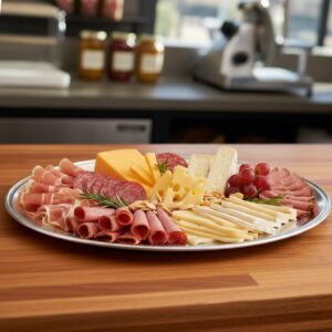 12 inch Aluminum Party Tray flat-base, Deli Tray - 50/case