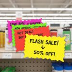 ULTRA DAY-GLO BURST Assorted Colors Sign Cards 11″ x 14″